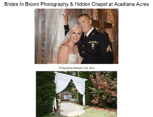 Tablet Screenshot of bridesinbloomphotos.com